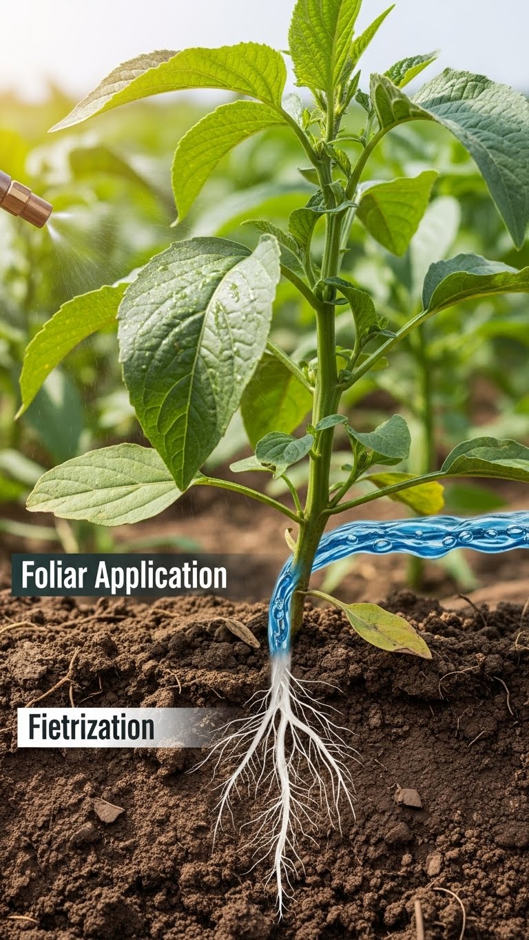 Foliar Application or Fertigation?