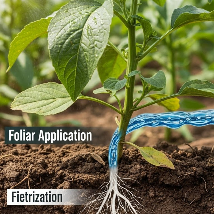 Foliar Application or Fertigation?