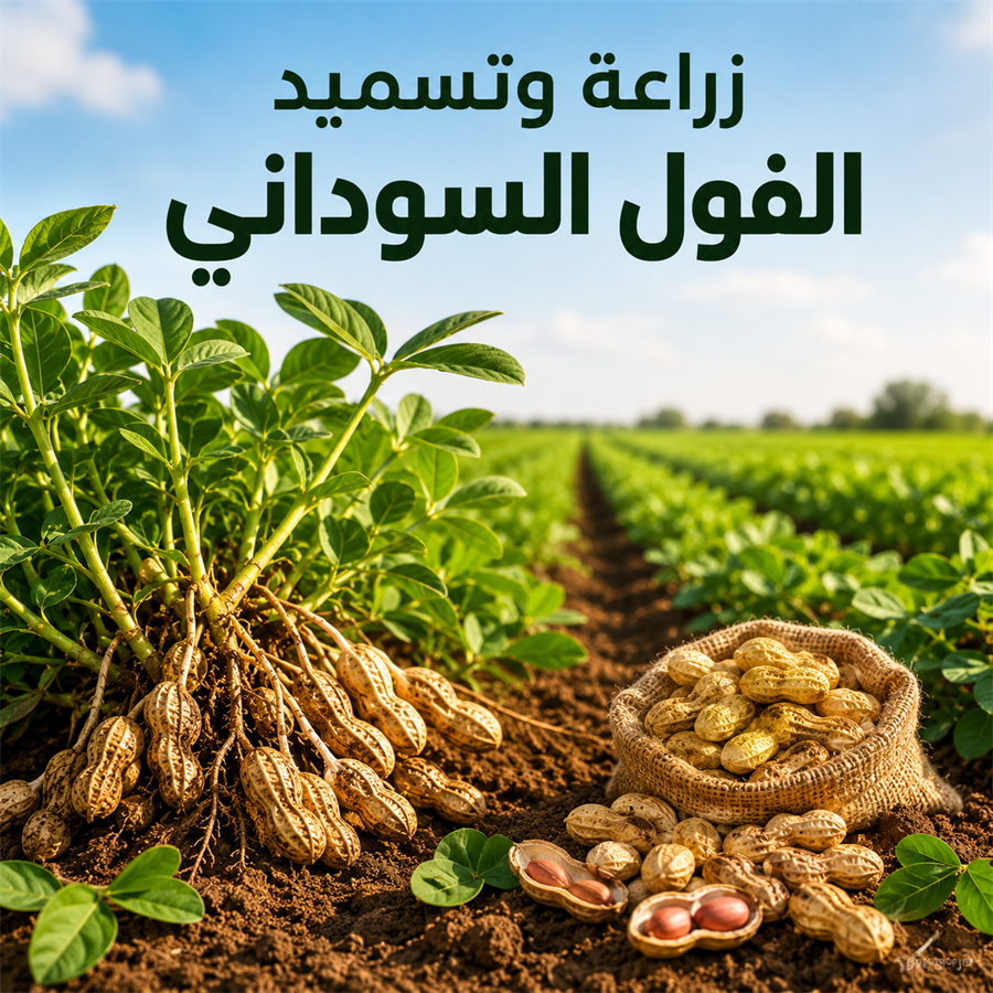 🌱 زراعة وتسميد الفول السوداني في مصر 2026 (دليل عملي لزيادة الإنتاج وجودة المحصول)